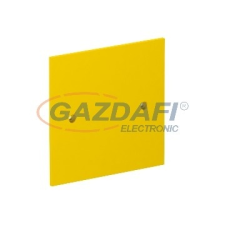OBO 6109842 VH-P1 Fedlap VH, vaklemez 95x95mm sárga poliamid villanyszerelés