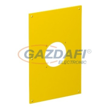 OBO 6109878 VHF-P7 Fedlap 1x dugaljhoz 38x38 160x105x3mm sárga PVC villanyszerelés