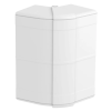 OBO 6113230 GK-AH53130RW Külső Sarok állítható 140x88x88mm hófehér Polikarbonát/Akrilnitril-butadién-sztirol