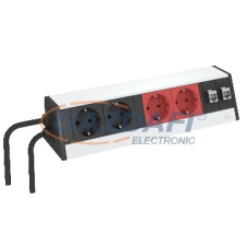 OBO 6116918 DB-0A3 D22SR2K Deskbox szabadon felállítható eloxált alumínium villanyszerelés