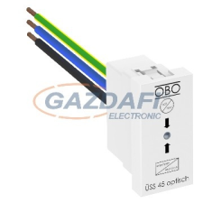OBO 6117473 ÜSS 45-O-RW Túlfeszültségvédelem, Modul 45 optikai kijelzéssel hófehér villanyszerelés