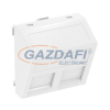 OBO 6119266 DTS-2PA AL1 Adatátviteli Csatlakozó 2 db P típusú csatlakozó modulhoz 45x45mm festett alumínium polikarbonát