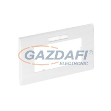 OBO 6119352 AR45-BF2 RW Takarókeret Modul 45, 2-részes 84x140mm hófehér polikarbonát villanyszerelés