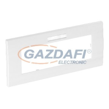 OBO 6119382 AR45-BF3 RW Takarókeret Modul 45, 3-részes 84x185mm hófehér polikarbonát villanyszerelés