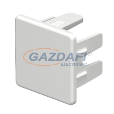 OBO 6162533 WDK HE25025CW Véglezáróelem 25x25mm krémfehér PVC villanyszerelés