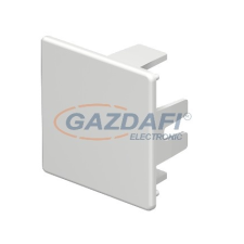 OBO 6162592 WDK HE40040CW Véglezáróelem 40x40mm krémfehér PVC villanyszerelés