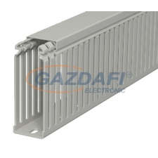 OBO 6178334 LKV 10037 Vezetékrendező Csatorna 100x37x2000mm kőszürke PVC villanyszerelés