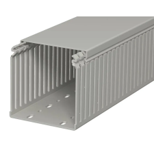 OBO 6178341 LKV 100100 Vezetékrendező Csatorna 100x100x2000mm kőszürke PVC villanyszerelés