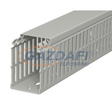 OBO 6178424 LKV N 75050 Vezetékrendező Csatorna 75x50x2000mm kőszürke PVC villanyszerelés