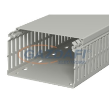 OBO 6178430 LKV N 75125 Vezetékrendező Csatorna 75x125x2000mm kőszürke PVC villanyszerelés