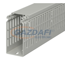 OBO 6178437 LKV N 10050 Vezetékrendező Csatorna 100x50x2000mm kőszürke PVC villanyszerelés