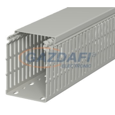 OBO 6178439 LKV N 10075 Vezetékrendező Csatorna 100x75x2000mm kőszürke PVC villanyszerelés