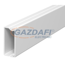 OBO 6191029 WDK15040RW Fali És Mennyezeti Csatorna fenékperforálással 15x40x2000mm hófehér PVC villanyszerelés