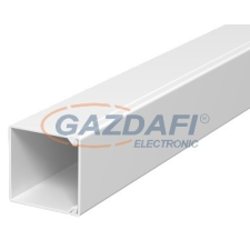 OBO 6191053 WDK25025RW Fali És Mennyezeti Csatorna fenékperforálással 25x25x2000mm hófehér PVC villanyszerelés