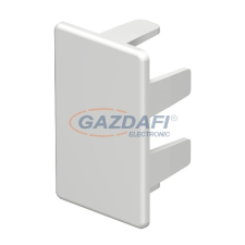 OBO 6193153 WDK HE25040RW Véglezáróelem 25x40mm hófehér PVC villanyszerelés