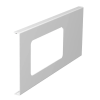 OBO 6194117 D2-2 130RW Felső Rész kétférőhelyes szerelvényhez 130x300mm hófehér PVC
