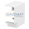 OBO 6274221 GK-FH70110CW Lapos Sarokelem fedélidom 70x110mm krémfehér Polikarbonát/Akrilnitril-butadién-sztirol