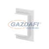 OBO 6274920 G-KWAO90130RW Fali Takarókeret nyitott kivitel 198x25x124mm hófehér Akrilnitril-butadién-sztirol