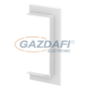 OBO 6274940 G-KWAO90210RW Fali Takarókeret nyitott kivitel 278x25x124mm hófehér Akrilnitril-butadién-sztirol