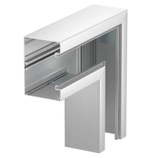 OBO 6276923 GA-SF90130EL Lapos Sarokelem szimmetrikus 90x130mm eloxált alumínium villanyszerelés