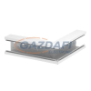 OBO 6277010 GS-SA70110RW Külső Könyök szimmetrikus 70x110mm hófehér acél