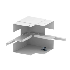 OBO 6277340 GS-SI90130RW Belső Könyök szimmetrikus előszerelt 90x130mm hófehér acél villanyszerelés
