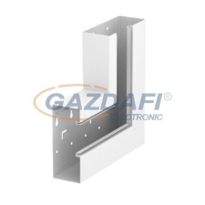 OBO 6277820 GS-AFS70170RW Lapos Sarokelem emelkedő aszimmetrikus 70x170mm hófehér acél villanyszerelés