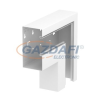 OBO 6277930 GS-AFF90170RW Lapos Sarokelem eső aszimmetrikus 90x170mm hófehér acél