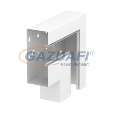 OBO 6278130 GS-AFF90210RW Lapos Sarokelem eső aszimmetrikus 90x210mm hófehér acél villanyszerelés