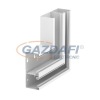 OBO 6278220 GS-DFS70170RW Lapos Sarokelem emelkedő aszimmetrikus 70x170mm hófehér acél