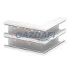 OBO 6278410 GS-DA70210RW Külső Könyök szimmetrikus 70x210mm hófehér acél