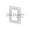 OBO 6278840 G-AWAG70110RW Fali Takarókeret zárt kivitel 178x25x138mm hófehér alumínium