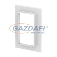 OBO 6279040 G-AWAG90170RW Fali Takarókeret zárt kivitel 238x25x158mm hófehér alumínium villanyszerelés