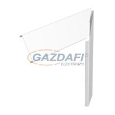 OBO 6287070 FUOP3RW Felső Rész lapos sarokelemhez, eső, pult 80x300mm hófehér acél villanyszerelés