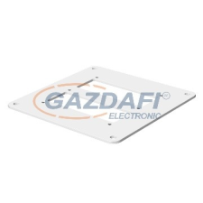 OBO 6290130 ISSBP140110RW Fenéklemez 200x170x3mm szalaghorganyzott / műanyag bevonatú hófehér acél villanyszerelés