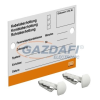 OBO 7205425 KS-S DE Jelölőtábla tűzszakaszhatárhoz 100x70mm PVC