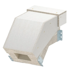 OBO 7217950 Függőleges ív eső EI60 PLCS D090810-hez 100x80mm villanyszerelés