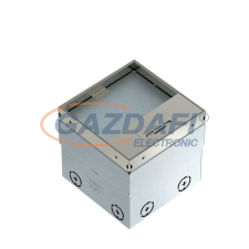 OBO 7368324 UDHOME2 GV15V Szerelvénybeépítő egys. komplett, 2db dugalj, burkolható, 140x140x110mm villanyszerelés