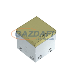 OBO 7368348 UDHOME2 GM Szerelvénybeépítő egys. üres, fix sárgaréz tető, 140x140x110mm villanyszerelés