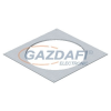 OBO 7400549 DUG 350-3 R9 Szerelőfedél 350-2/3, R9-hez 383x383x4mm szalaghorganyzott acél