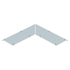 OBO 7404906 AIKF AEA 35075 Külsősarok-Vakfedél padlóra szerelt csatornához 800x350x75mm szalaghorganyzott acél