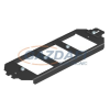 OBO 7407840 MTU 3 Alaptartó 208x76x12mm szalaghorganyzott fekete acél