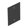 OBO 7408108 T12L P01S 9011 Fedlap 71x88mm grafitszürke PVC