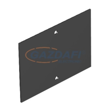 OBO 7408228 T4B P0S2 9011 Fedlap 110x77mm grafitszürke PVC villanyszerelés