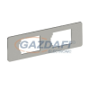 OBO 7408703 MPMT45 2B Szerelőlemez 2 db B típusú kivágáshoz 77x24x1,5mm rozsdamentes acél