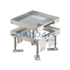 OBO 7409208 RKSN2 4 VS 20 Négyzetes Kazetta kábelkivezetéssel 200x200mm rozsdamentes acél