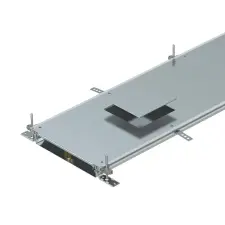 OBO 7424602 OKA-W4006050D4 Nyitható Padlócsatorna GES4 szerelvénybetéthez 2400x400x60mm szalaghorganyzott acél villanyszerelés