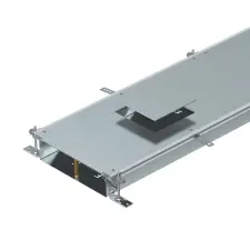 OBO 7424620 OKA-W30010050D4 Nyitható Padlócsatorna GES4 szerelvénybetéthez 2400x300x100mm szalaghorganyzott acél villanyszerelés