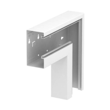 OBO Bettermann 6277430 GS-AFF70130RW Lapos sarokelem eső aszimmetrikus 70x130mm hófehér villanyszerelés