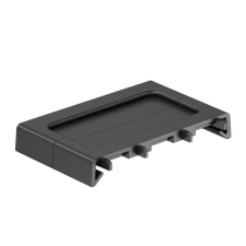 OBO Bettermann 6288638 BA80 Kefés kivezető 80-as rendszernyíláshoz 48x77x12mm fekete villanyszerelés
